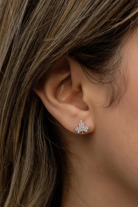 Heliophilia Silver NRZ999489 Pendientes de Plata de Ley 925 con Baño de Oro Rosa y Circonita - Accesorio Elegante y Sofisticado para Mujer